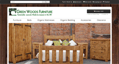 Desktop Screenshot of greenwoodsfurniture.co.uk